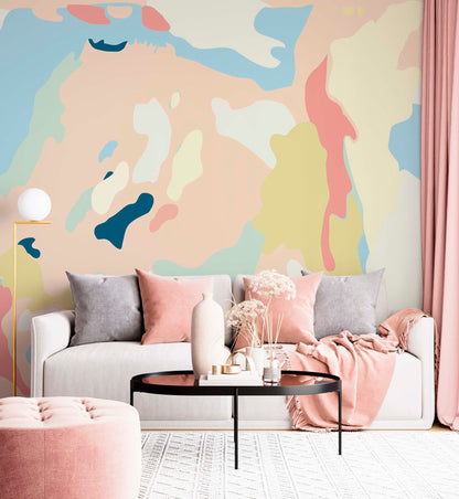 Abstract Color Pop Wallpaper