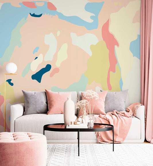 Abstract Color Pop Wallpaper