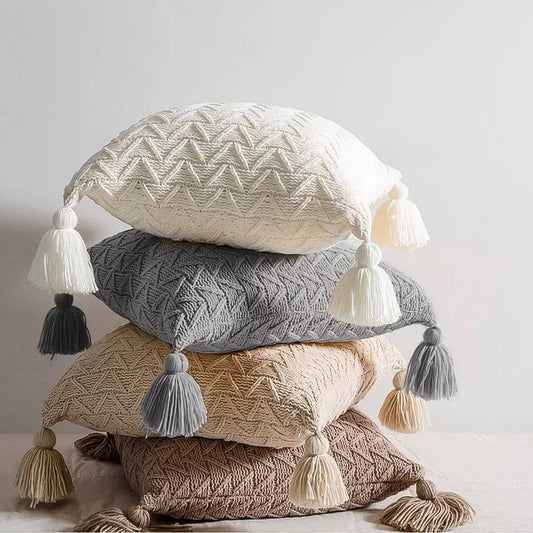 Boho Pillow Cover, Accent Pillow Cover 18x18 inches