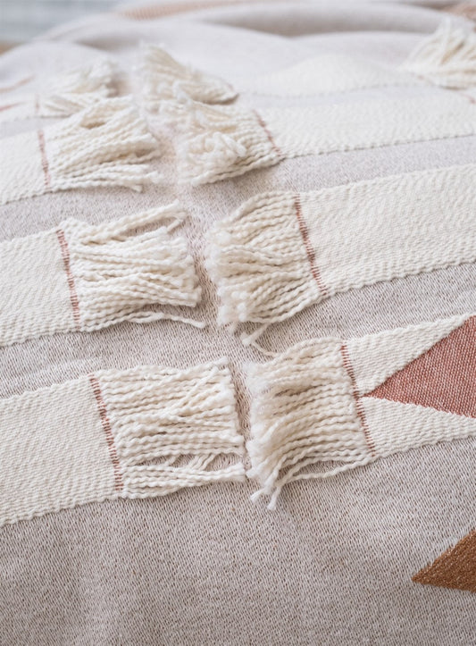 100% Cotton Throw for Sofa, Bed & Beach | Oeko-Tex Certified