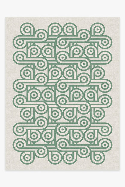 Jonathan Adler Pompidou Jade Tufted Rug