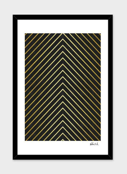 Modern Gold Gallery Frame | for Art Prints & Photos
