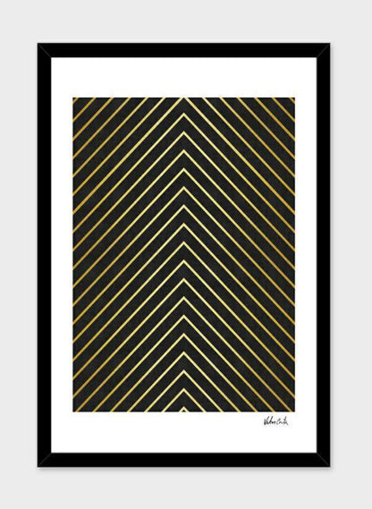 Modern Gold Gallery Frame | for Art Prints & Photos