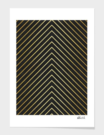 Modern Gold Gallery Frame | for Art Prints & Photos