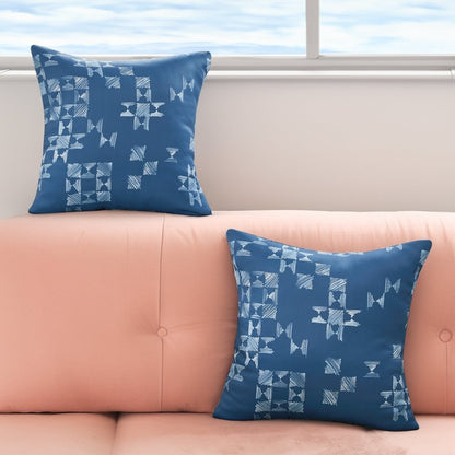 Playful "Patchwork" Throw Pillow Covers
