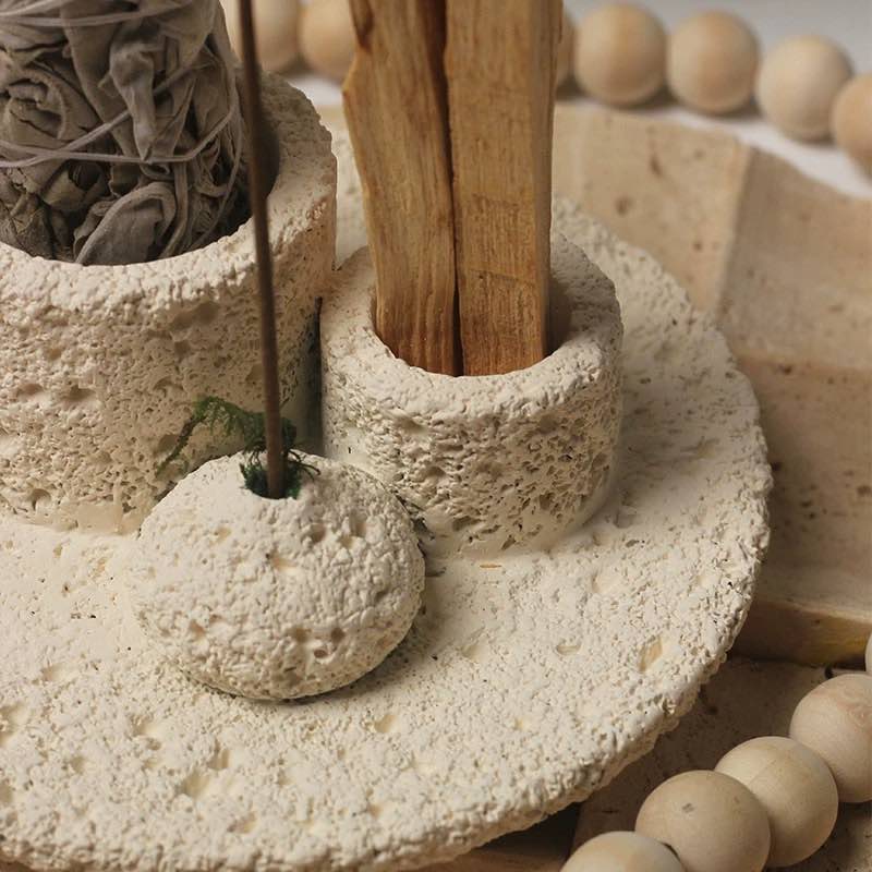 Nordic All-in-one Candle & Incense Holder