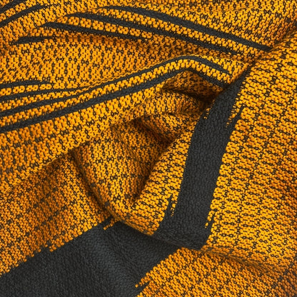 Artisan Woven Cotton Throw – Cambodian Handloom Stripes + Fringe