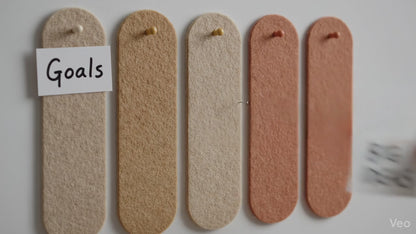 Modular Felt Pin Board Strips – 4pc Self-Adhesive Set