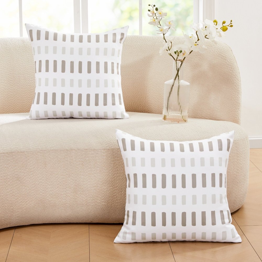 "Solitude" Water Pattern Pillowcase | Eco-Conscious Design
