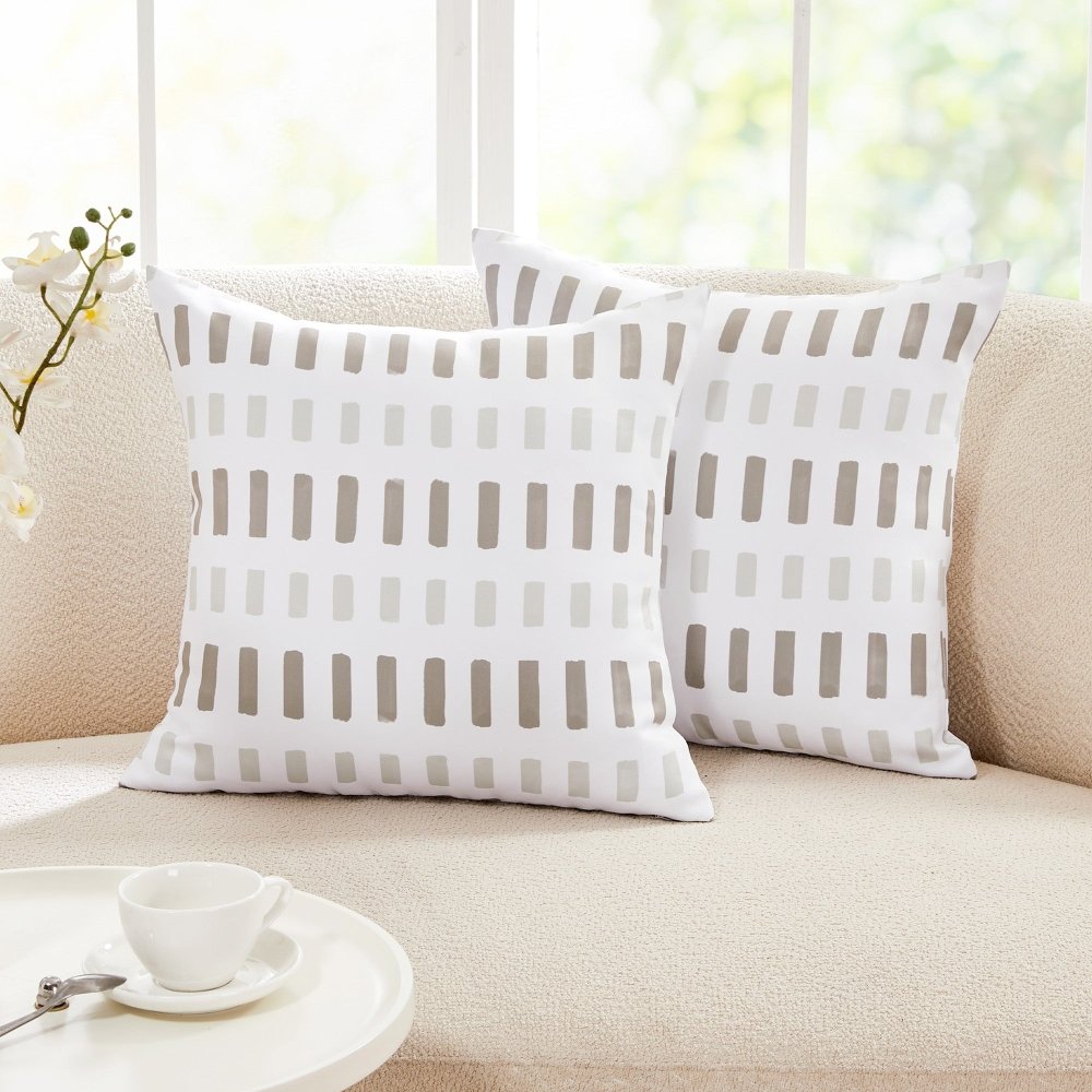 "Solitude" Water Pattern Pillowcase | Eco-Conscious Design