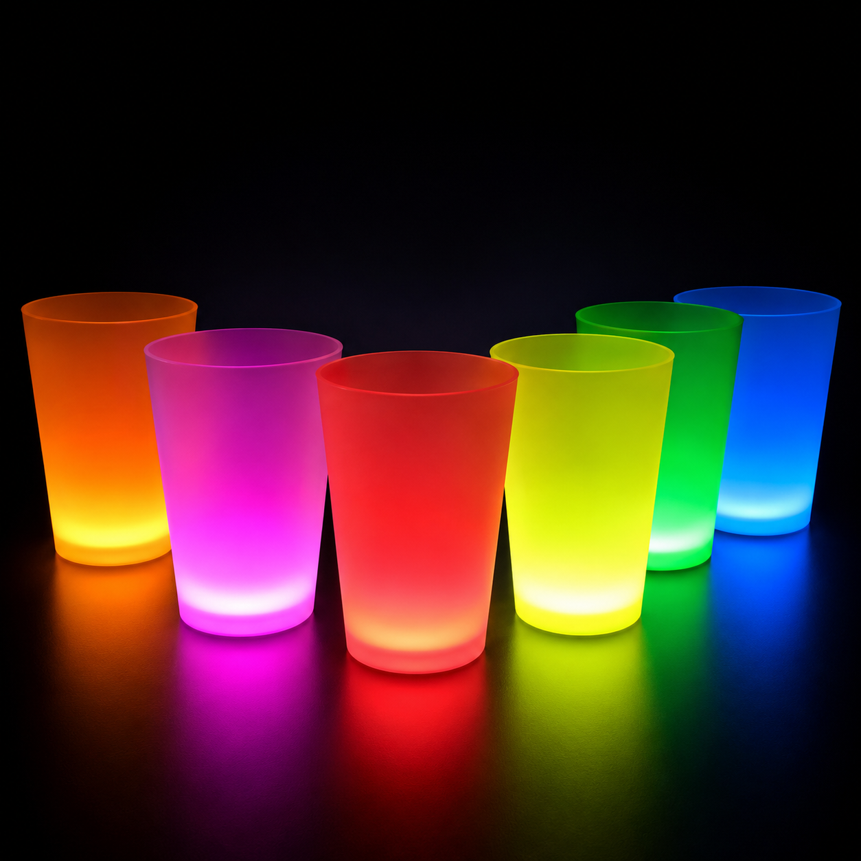Snap-and-Glow Fluorescent Party Cup