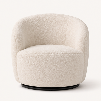 Cozy Teddy Fleece 360° Swivel Lounge Chair